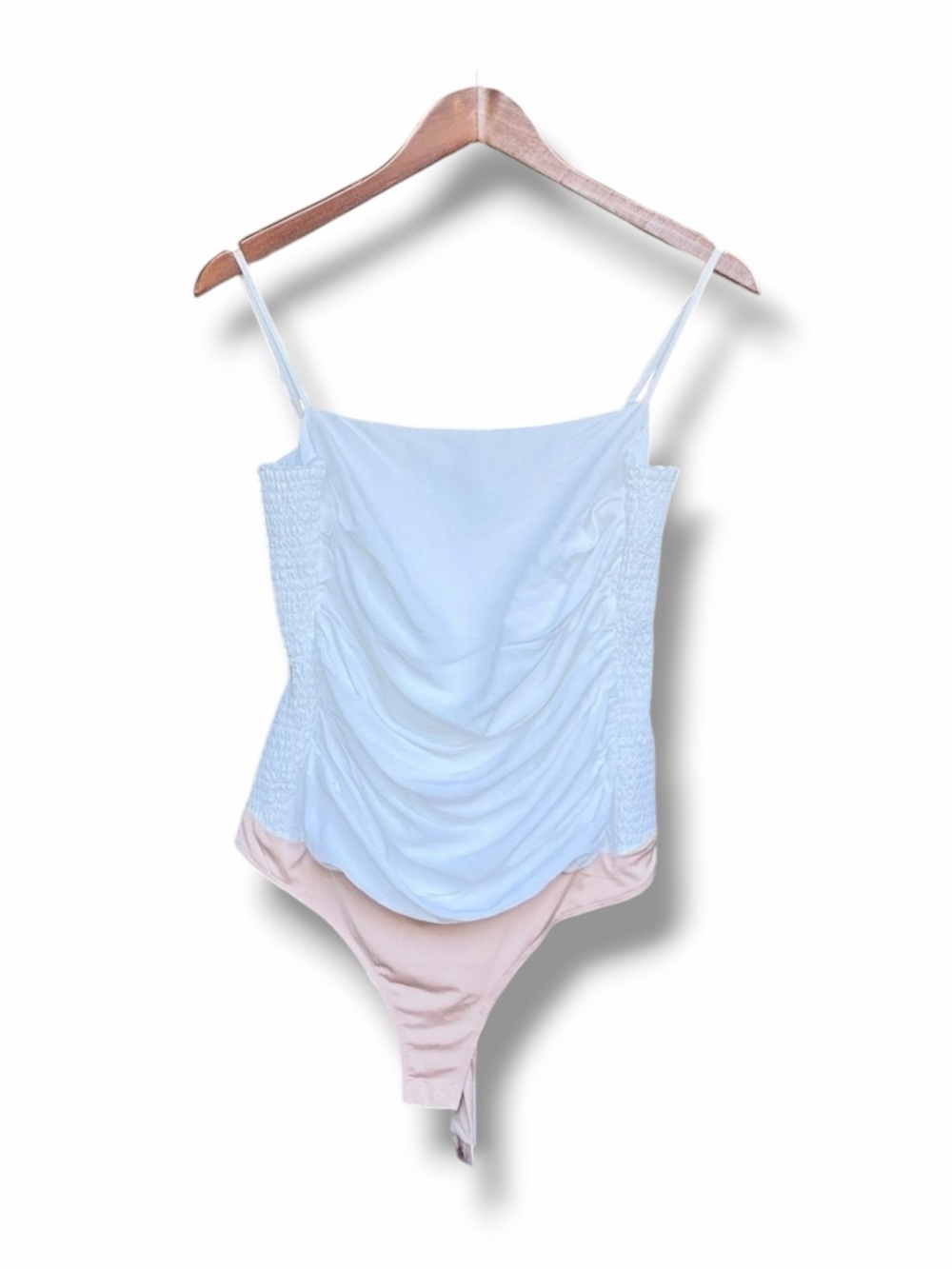 Amanda Uprichard Lavinia Bodysuit in White Medium